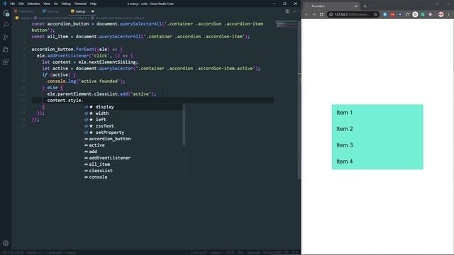 How To Create An Accordion With HTML, CSS, JavaScript | Web Cifar смотреть онлайн