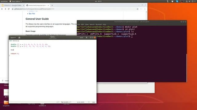 How to draw plots and graphs in C - Tutorial смотреть онлайн
