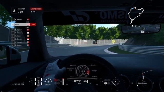 Gran Turismo Nürburgring Rennen mit Audi TTS смотреть онлайн