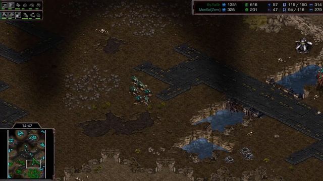 1440p! Flash (T) v Queen (Z) on Destination - StarCraft - Brood War REMASTERED смотреть онлайн