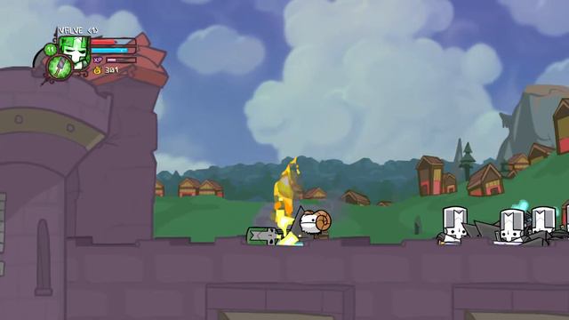 Прохождение Castle Crashers #3-Гигантская летучая мышь и Рыцарь пианист. смотреть онлайн