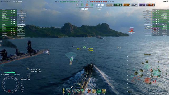 World of Warships 2018 06 22 akizuki 132k dmg 1kill Confederate смотреть онлайн