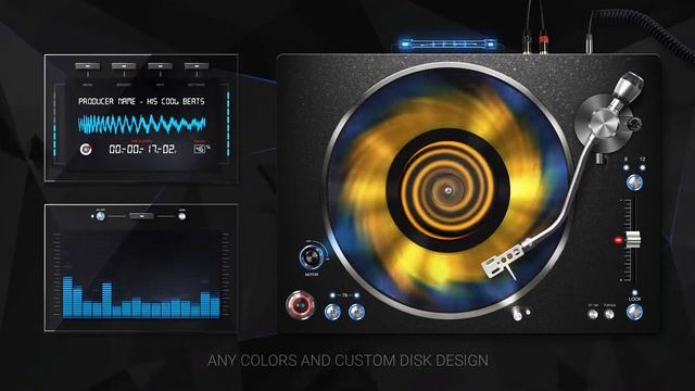 Audio React DJ Turntable Music Visualizer (After Effects) + FREE Download смотреть онлайн