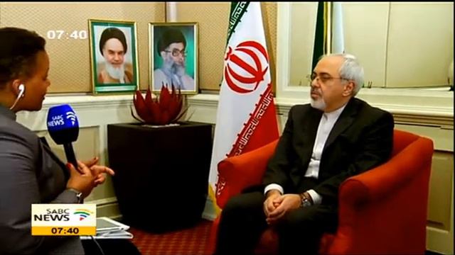 Desiree Chauke talks to Mohammad Javad Zarif (Iran's Foreign Minister) смотреть онлайн