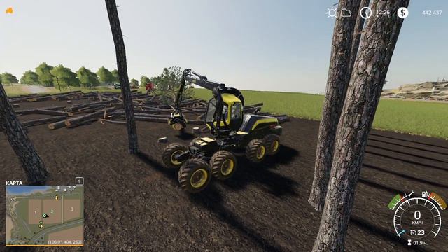 Прохождение Farming Simulator 19 лето 2020 // Пилим Деревья #6 смотреть онлайн