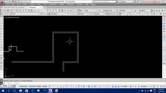 Video 10: Day_ve_autocad - Lệnh line, polyline, multiline, construction line, ray смотреть онлайн