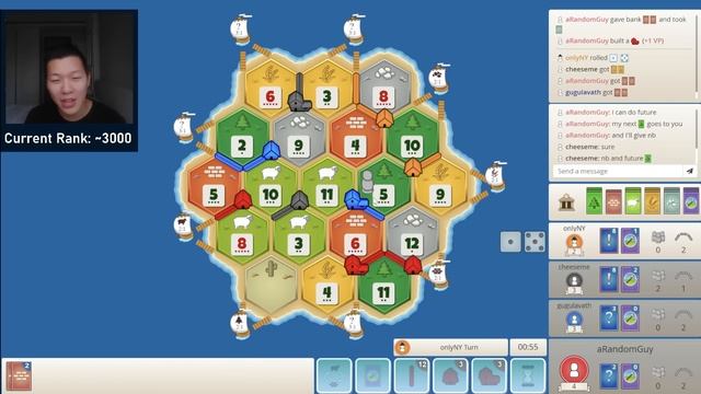 The INSANE Double Port Catan Strategy! смотреть онлайн