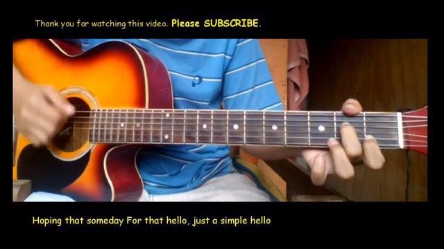 We belong Guitar chords смотреть онлайн