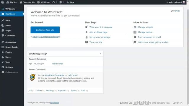 Customize the WordPress Dashboard (KeyPress UI Manager 1.1) смотреть онлайн