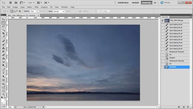 Photoshop CS5: Content-aware spot healing and fill tools смотреть онлайн