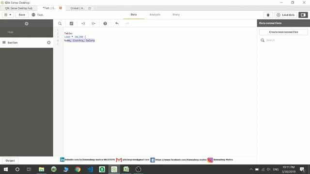 14. a) Inline Load in Qlik Sense смотреть онлайн