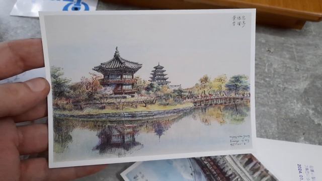 настоящие корейские очень красивые открытки от моей подруги из кореи жэнички югай! смотреть онлайн