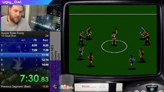 Aussie Rules Footy (NES) - 10 Goal Speedrun (Current WR) смотреть онлайн