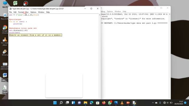 type data set python смотреть онлайн