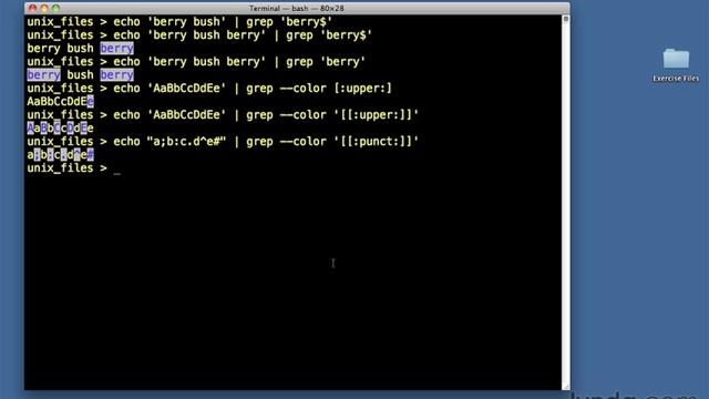 0806 Using regular expressions with grep смотреть онлайн