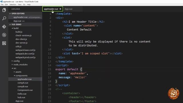 Vue.js 101 : Advanced Component Customization with Vue.js Scoped Slots and Content Distribution смотреть онлайн