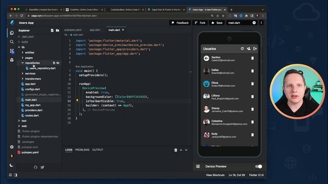 Programar Flutter pela Web? Conheça a IDE Online para Flutter Zapp! смотреть онлайн