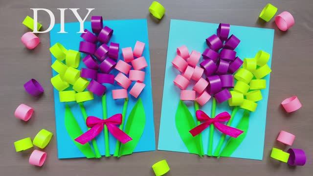 ОТКРЫТКА на 8 МАРТА своими руками смотреть онлайн