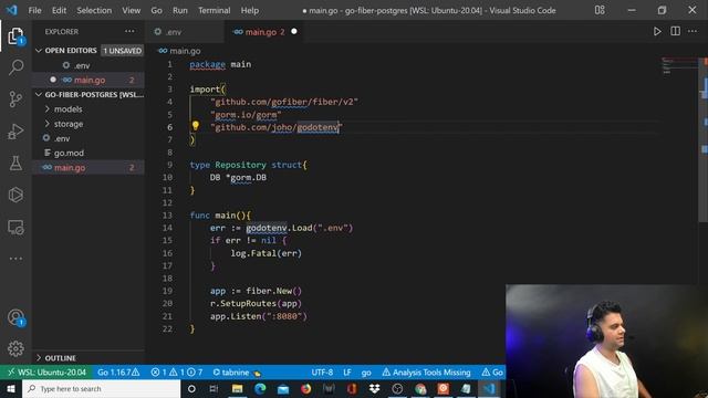 Golang With PostgresQL - REST API (GO-Fiber) - Part - 1 смотреть онлайн