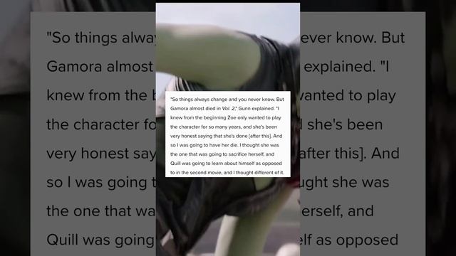 Gamora almost died in GOTG 2 смотреть онлайн