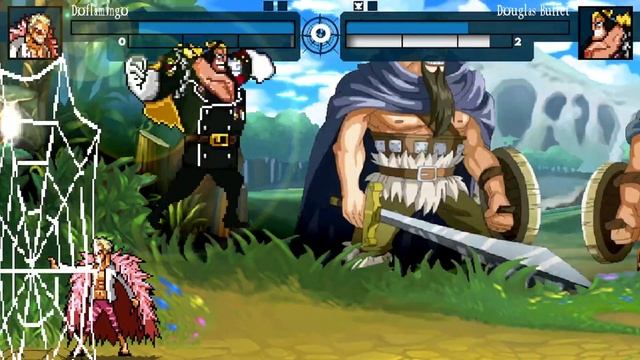 Jump Force MUGEN - Doflamingo vs Douglas Bullet смотреть онлайн