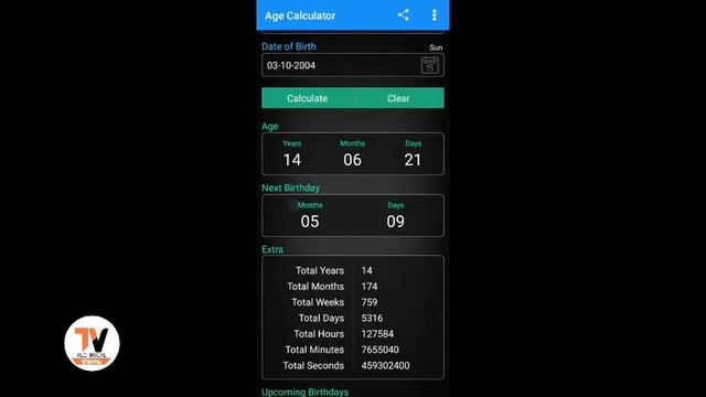 Age Calculator | Age in Years - Months - Weeks- Days - Hours - Minutes - Seconds смотреть онлайн