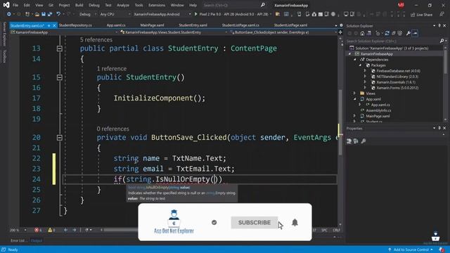 How to Sava Student Registration Data into Firebase Database using Xamarin Forms смотреть онлайн