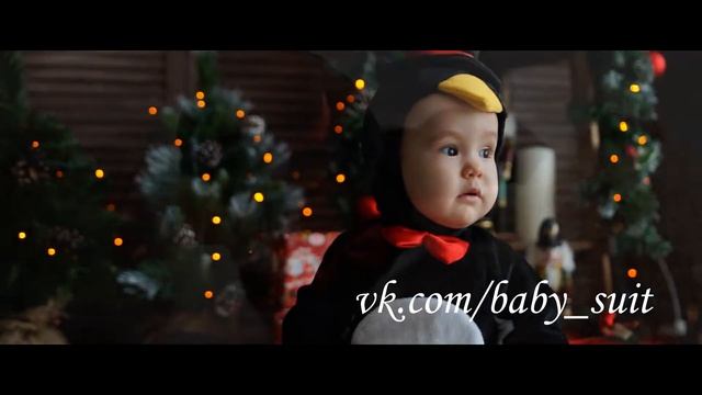 Карнавальный новогодний костюм Пингвина для малышей и детей смотреть онлайн