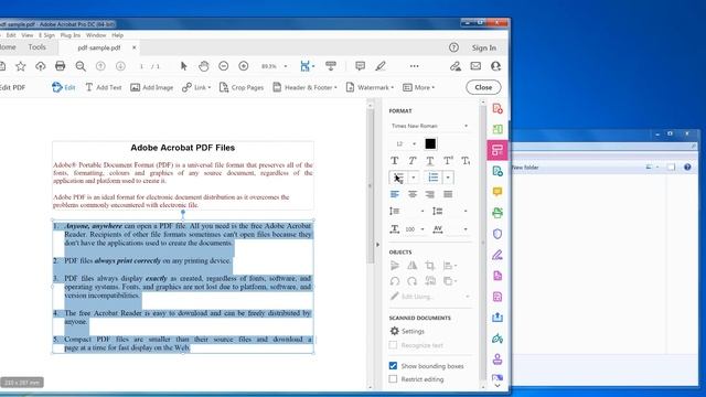 How to Edit Text in a PDF Using Adobe Acrobat Pro DC смотреть онлайн