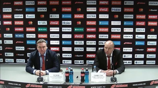 "Авангард" - "Витязь" 2:3 Б. Послематчевая пресс-конференция смотреть онлайн