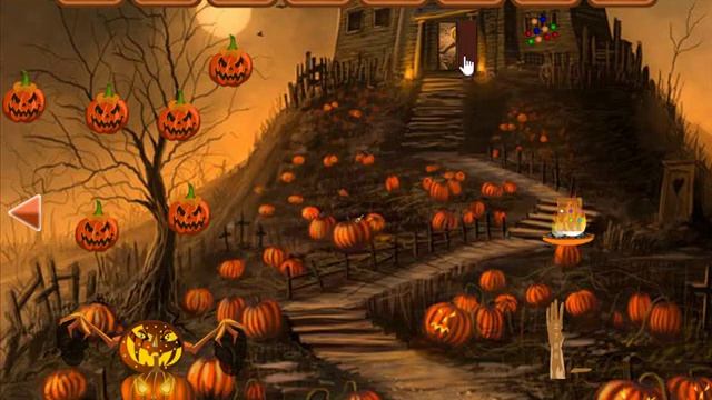 Haunting Halloween Pumpkin Escape Video Walkthrough смотреть онлайн
