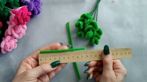 Розы из синельной проволоки своими руками Цветы из синельной проволоки Легко и просто\Master diy