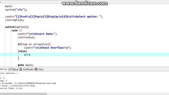 Push & Pop Stacks for C++ смотреть онлайн
