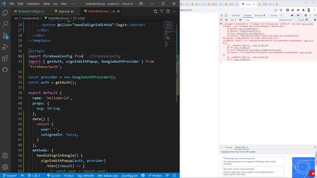 Vue3 Firebase - Google/Twitter/GitHub Sign-in - social logins - OAuth Authentication - Tutorial смотреть онлайн