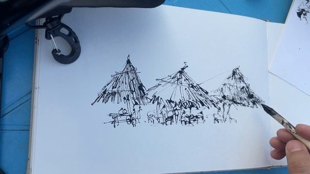 Travel Sketching Ngwe Saung Beach смотреть онлайн