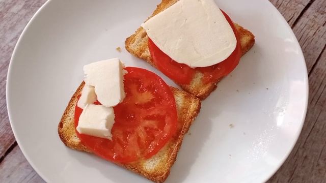 Тост с сыром сулугуни!!! Завтрак! Тосты на гриле смотреть онлайн