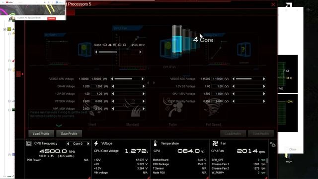 RYZEN 3 3100 OVERCLOCK TO 4.5Ghz / TEST смотреть онлайн