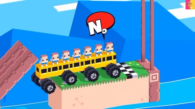 Drive Mad Big Bus, Leg Mobile, Big Man, Snow Tires, and Anti Gravity Car | Fancade Game смотреть онлайн