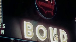 New York 1953, Times Square neon signage  (60fps, added sound w  color remaster)