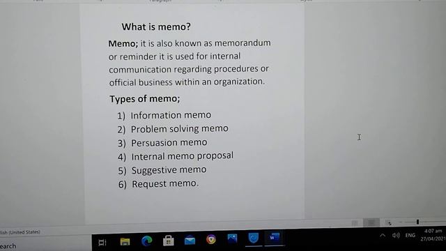 Memo| Types of Memo| Memo and it's Types in English| Memo Writing in English. смотреть онлайн