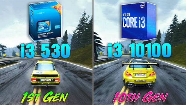 I3 530 Vs I3 10100 - 10 Years Difference
