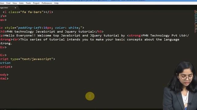 JavaScript and JQuery Tutorial 5.3 Using a drop down hamburger menu смотреть онлайн