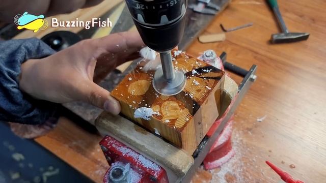 How to Make a Night Light Using Wood and Resin ｜Epoxy Resin Art смотреть онлайн