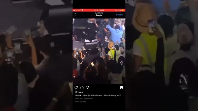 Rod Wave stage dive (2 angles) смотреть онлайн