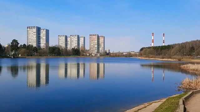 Зеленоград, Школьное озеро смотреть онлайн