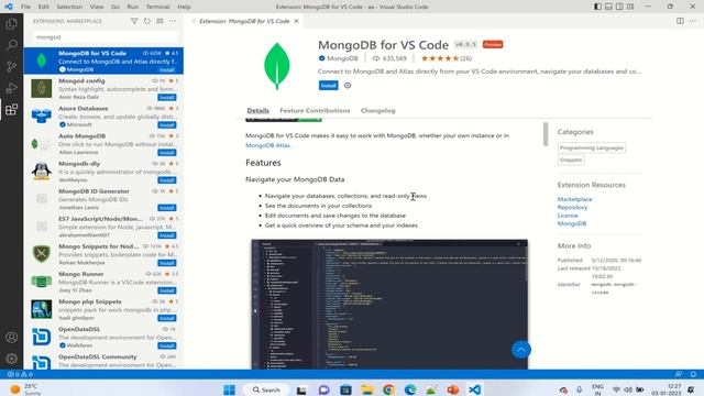 Mongo DB for VS Code -- #9 MongoDB Set Up Complete guide смотреть онлайн