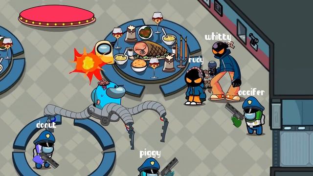 Friday Night Funkin vs Among Us Ep1 - FNF Characters Mini Whitty Hungry смотреть онлайн