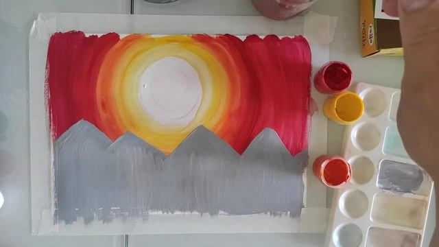 Динозавр. Силуэтная композиция. смотреть онлайн