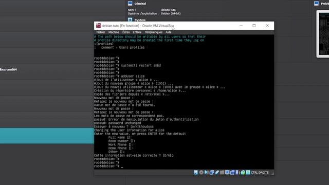 INSTALLER ET CONFIGURER SAMBA SUR DEBIAN смотреть онлайн