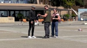 Прошу деньги у прохожих. Конфликт во время съёмок.  Теляков Пранк